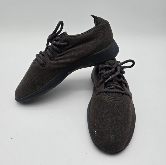 Allbirds Shoes Mens 9 black wr wool runners - Picture 1 of 9